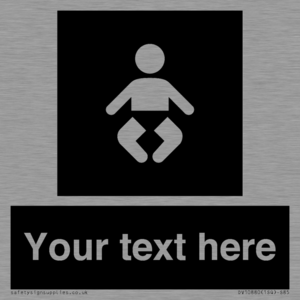 Custom information: black panel baby change